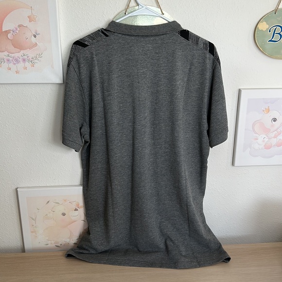 Kappa men's polo shirt - Gray with Black - Picture 3 of 4